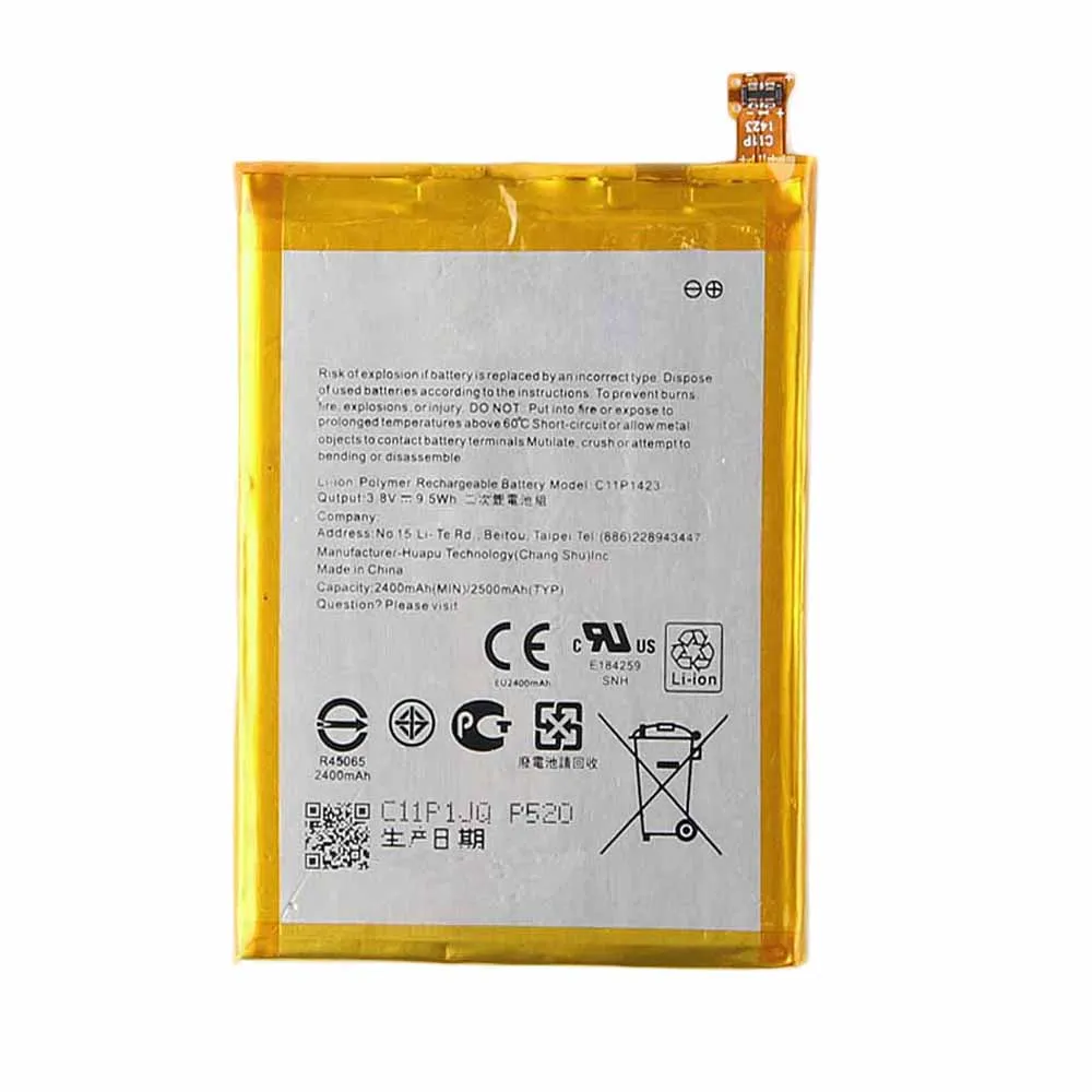 20pcs/lot 2400mAh C11P1423 battery for Asus Zenfone 2 ZE500CL Z00D 5.0 inch Smart phone battery
20pcs/lot 2400mAh C11P1423 battery for Asus Zenfone 2 ZE500CL Z00D 5.0 inch Smart phone battery