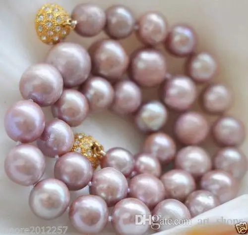 New 8-9MM Genuine cultured Freshwater Lavender pearl necklace 18">>> free shipping
New 8-9MM Genuine cultured Freshwater Lavender pearl necklace 18">>> free shipping