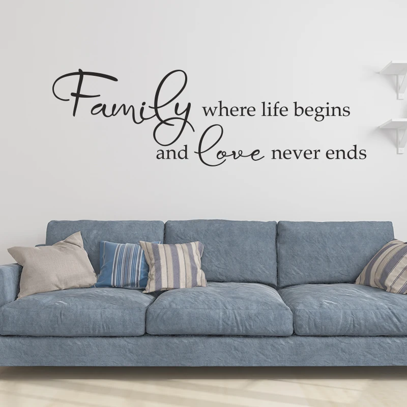 Family Where Life Begins And Love Never Ends Art Design Vinyl Wall Sticker Quotes Creative Character Home Decor Family Decals
Family Where Life Begins And Love Never Ends Art Design Vinyl Wall Sticker Quotes Creative Character Home Decor Family Decals