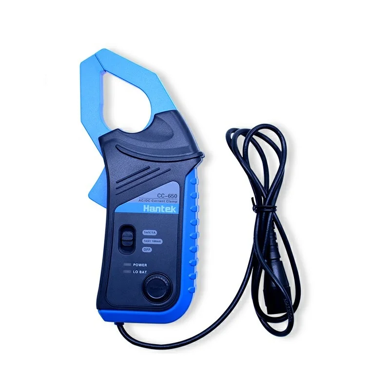 CC-650 CC-65 Hantek AC/DC Current Clamp for oscilloscope 20KHz/400Hz Bandwidth 1mV/10mA 65A/650A with BNC plug
CC-650 CC-65 Hantek AC/DC Current Clamp for oscilloscope 20KHz/400Hz Bandwidth 1mV/10mA 65A/650A with BNC plug