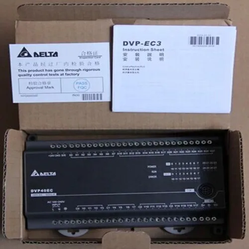 Delta новый оригинальный модуль контроллера ПЛК DVP24EC00R3 100-240VAC 12DI 12DO релейный выход серии EC3, Новый в коробке
Delta новый оригинальный модуль контроллера ПЛК DVP24EC00R3 100-240VAC 12DI 12DO релейный выход серии EC3, Новый в коробке