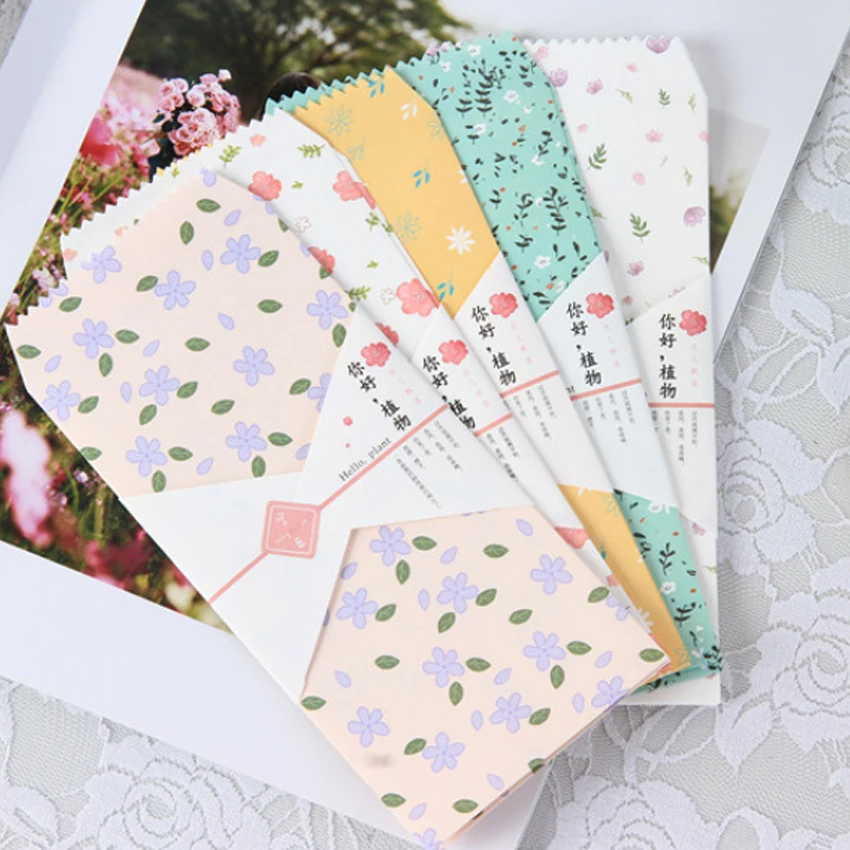 10Pcs/pack Kawaii Hello plants Envelope Envelope Letter Paper Message Card Letter Envelopes Office School Supply
10Pcs/pack Kawaii Hello plants Envelope Envelope Letter Paper Message Card Letter Envelopes Office School Supply