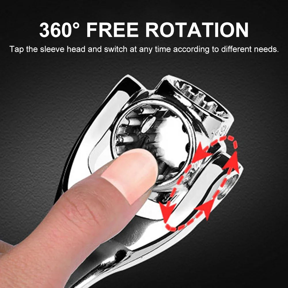 8 in 1 Wrench Set Hand Tool Durable Adjustable Spanner 360 Degree Rotary Multi-head Multiple Screws For Automotive Car Repair
8 in 1 Wrench Set Hand Tool Durable Adjustable Spanner 360 Degree Rotary Multi-head Multiple Screws For Automotive Car Repair
