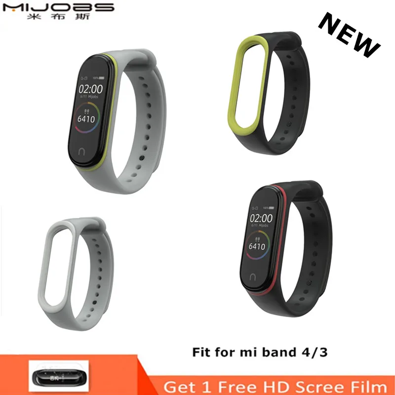 Mijobs Silicone Strap for Xiaomi Band 4 Smart Bracelet Miband 4 Wristband Smart Watch Accessories Pulseira Mi Band4 Wrist Strap
Mijobs Silicone Strap for Xiaomi Band 4 Smart Bracelet Miband 4 Wristband Smart Watch Accessories Pulseira Mi Band4 Wrist Strap