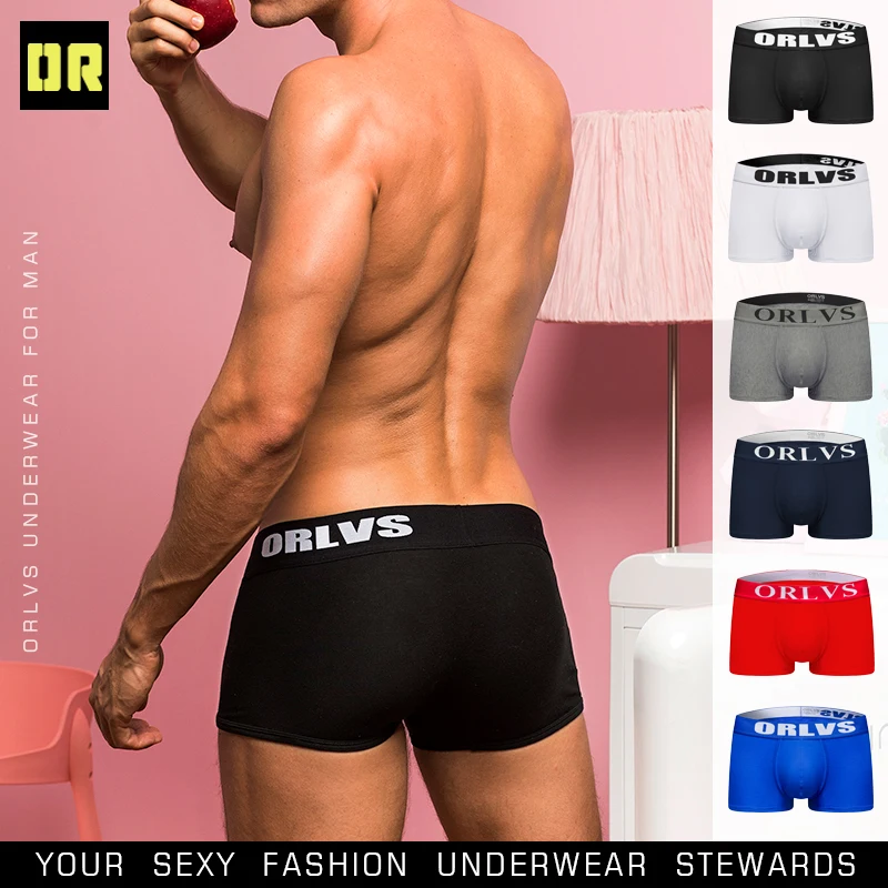 ORLVS Brand Men Underwear Boxershort Sexy Short Cotton Cuecas Boxers Mens Boxer Breathable Gay Underwear Man Male Underpants
ORLVS Brand Men Underwear Boxershort Sexy Short Cotton Cuecas Boxers Mens Boxer Breathable Gay Underwear Man Male Underpants