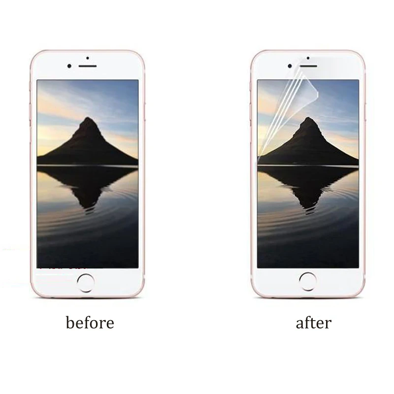 Фото 500 шт/партия кристально чистый HD ЖК экран протектор для Apple i Phone 8 Мобильный