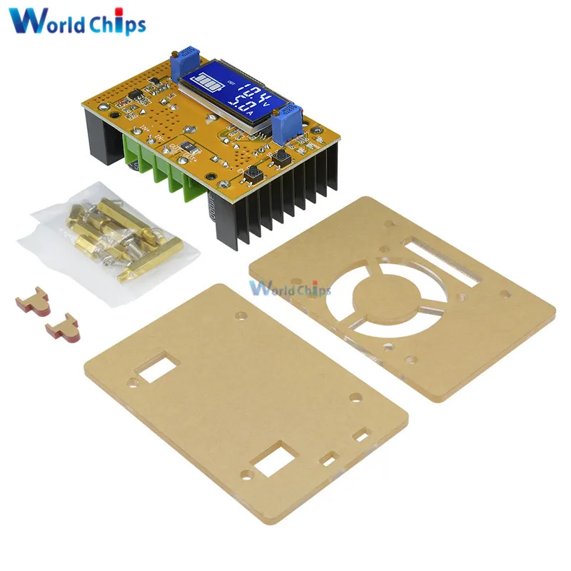 10A DC-DC Adjustable LCD Dual Display CC CV Step-down Power Supply Module Short Circuit Protection + Case DC-DC Boost Converter
10A DC-DC Adjustable LCD Dual Display CC CV Step-down Power Supply Module Short Circuit Protection + Case DC-DC Boost Converter