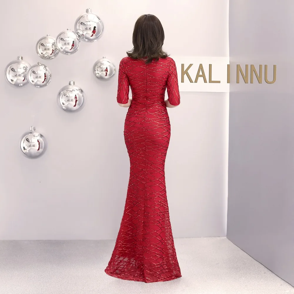 Sladuo Elegant Women Party Red Half Sleeve Sequin Striped Long Mermaid Night Out Celebrity Evening Party Dress Slim Vestidos
Sladuo Elegant Women Party Red Half Sleeve Sequin Striped Long Mermaid Night Out Celebrity Evening Party Dress Slim Vestidos
