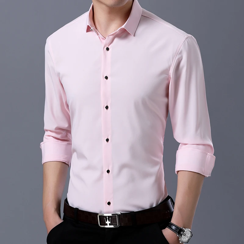 2019 New Mens Dress Shirts Fashion Business Men Casual Shirt Size 4XL Work Office Shirt Man
2019 New Mens Dress Shirts Fashion Business Men Casual Shirt Size 4XL Work Office Shirt Man