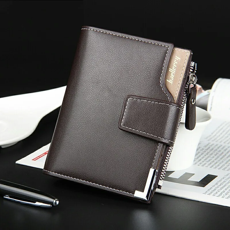 Men's Wallets Short Zipper Pocket Coin bag Button Photo Card Holder Purse PU Leather Clutch Wallet Boy Student wallet Cash clips
Men's Wallets Short Zipper Pocket Coin bag Button Photo Card Holder Purse PU Leather Clutch Wallet Boy Student wallet Cash clips