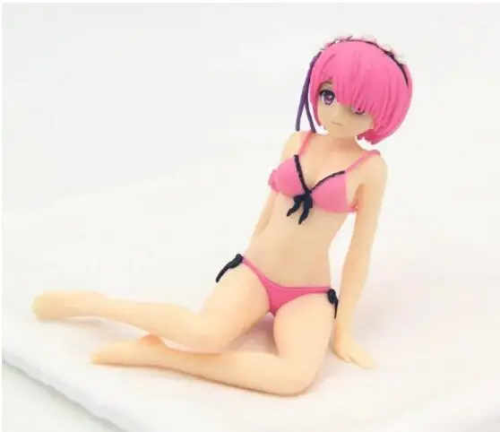 2pcs/lot 9-20CM pvc Japanese sexy anime figure Re:Zero kara Hajimeru Isekai Seikatsu Rem/Ram swimsuit ver action figure 
2pcs/lot 9-20CM pvc Japanese sexy anime figure Re:Zero kara Hajimeru Isekai Seikatsu Rem/Ram swimsuit ver action figure