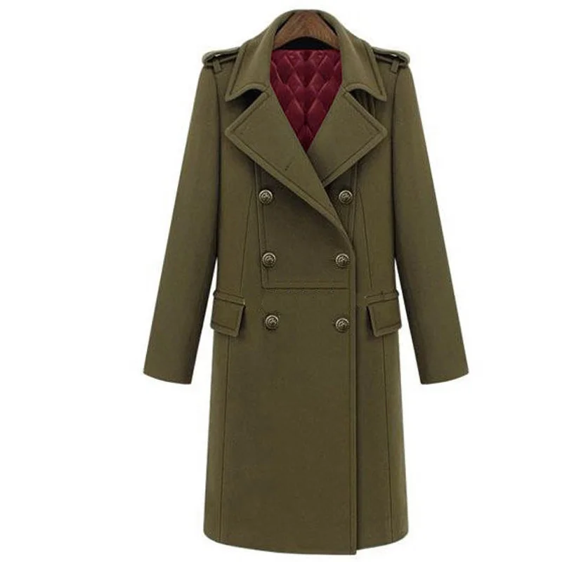ZADORIN Women Coats And Jackets Winter Thick Warm Wool Coat Long Sleeve Double Breasted Vintage Woolen Coat Women abrigos
ZADORIN Women Coats And Jackets Winter Thick Warm Wool Coat Long Sleeve Double Breasted Vintage Woolen Coat Women abrigos