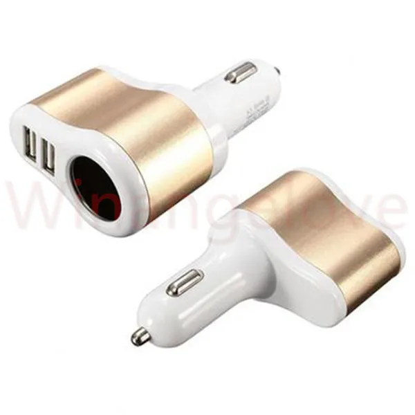 Автомобильное зарядное устройство с двумя USB-портами 3,1 А, автомобильное зарядное устройство + прикуриватель, автомобильный адаптер питания...
Автомобильное зарядное устройство с двумя USB-портами 3,1 А, автомобильное зарядное устройство + прикуриватель, автомобильный адаптер питания...