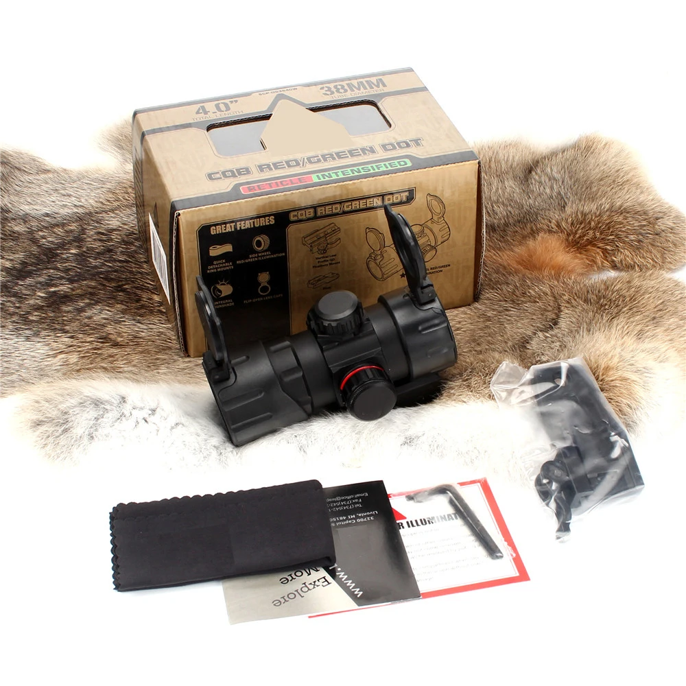 ohhunt Tactical 1X Red Dot Sight Riflescope Reflex 4 Reticle with QD 20mm Picatinny Rail Mount Hunting Optical Sights
ohhunt Tactical 1X Red Dot Sight Riflescope Reflex 4 Reticle with QD 20mm Picatinny Rail Mount Hunting Optical Sights