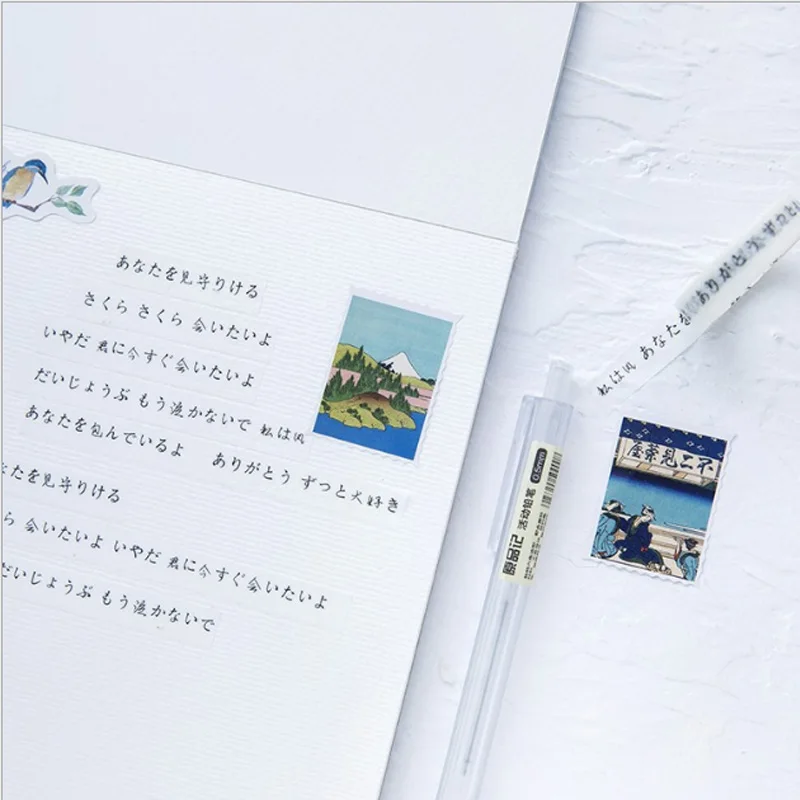 46 шт./лот креативные японские бумажные мини-наклейки украшения сделай сам