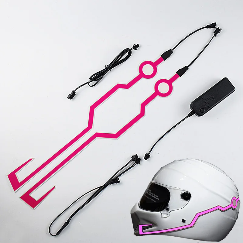 Motorcycle Helmet EL Cold Light Mod Kit Tron Helmets Mode Night Time Riding Signal Flashing Lights strip Bar Easy Install DIY
Motorcycle Helmet EL Cold Light Mod Kit Tron Helmets Mode Night Time Riding Signal Flashing Lights strip Bar Easy Install DIY