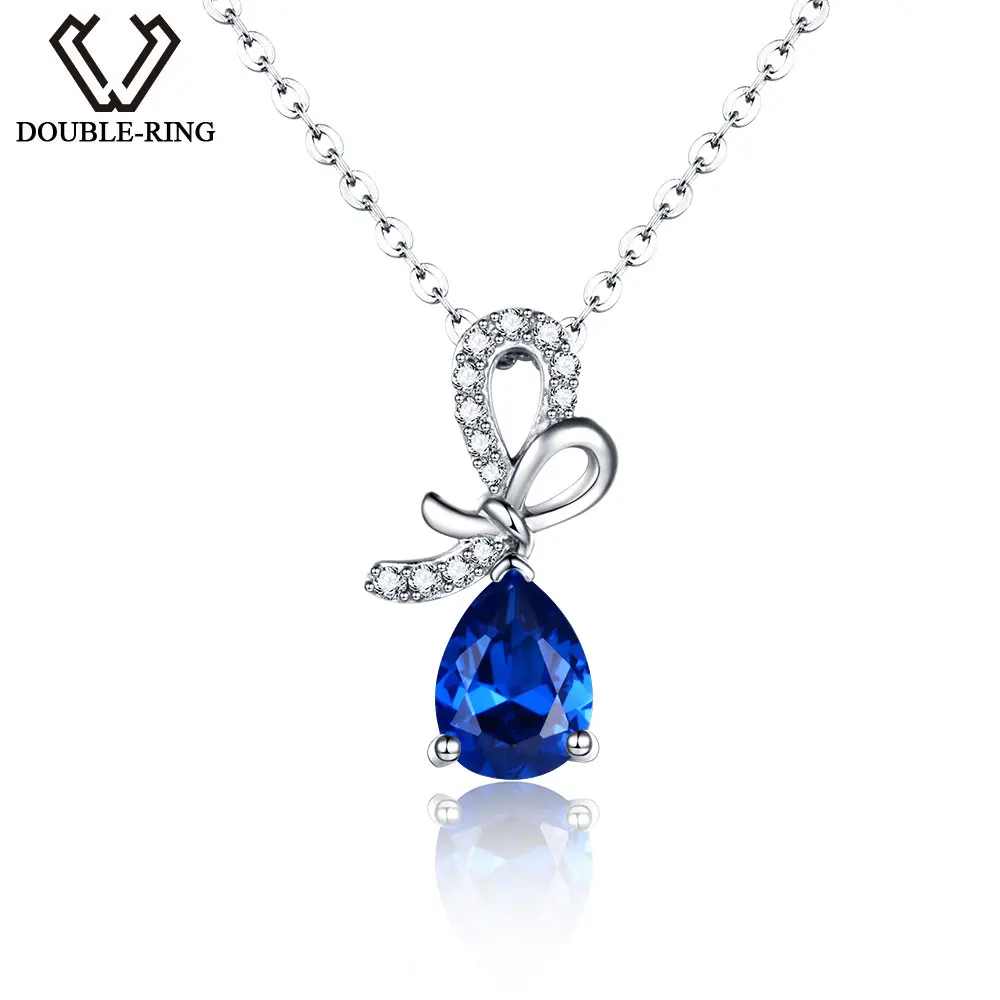 DOUBLE-R Real 925 Sterling Silver Created Sapphire Pendants sterling-silver-jewelry Necklaces & Pendants for women
DOUBLE-R Real 925 Sterling Silver Created Sapphire Pendants sterling-silver-jewelry Necklaces & Pendants for women