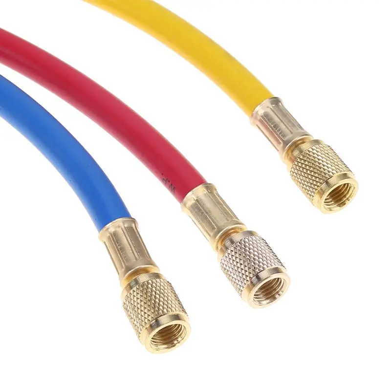 90cm 150cm Refrigeration Charging Hoses Car Air Condition Heat A/C Tube Fittings Refrigerators Repair Inspection Parts For DY517
90cm 150cm Refrigeration Charging Hoses Car Air Condition Heat A/C Tube Fittings Refrigerators Repair Inspection Parts For DY517