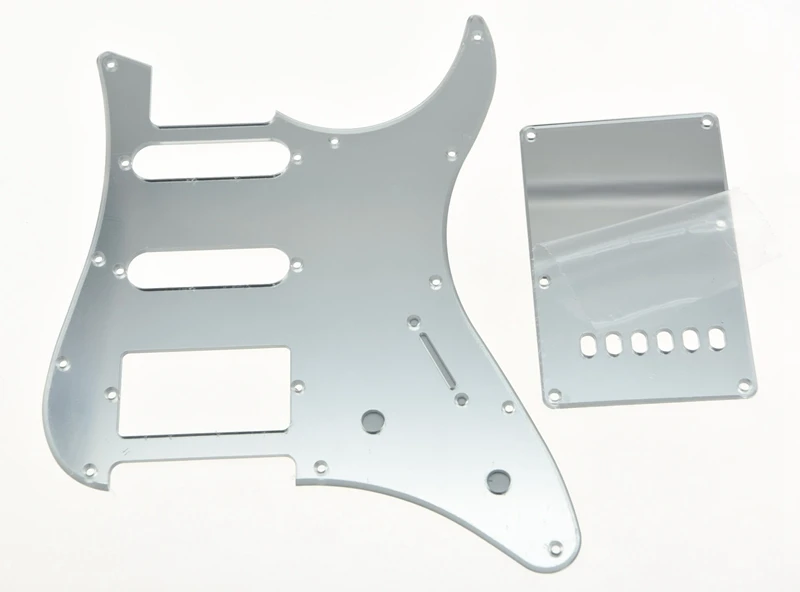 Серебряное зеркало Накладка для гитары hss электрогитары Tremolo верхняя крышка