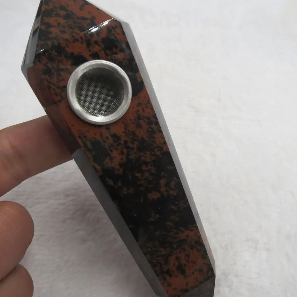 70~80g High Quality Red Obsidian Point Wand Crystal Smoking Pipe Cigarette Holder Reiki Healing
70~80g High Quality Red Obsidian Point Wand Crystal Smoking Pipe Cigarette Holder Reiki Healing