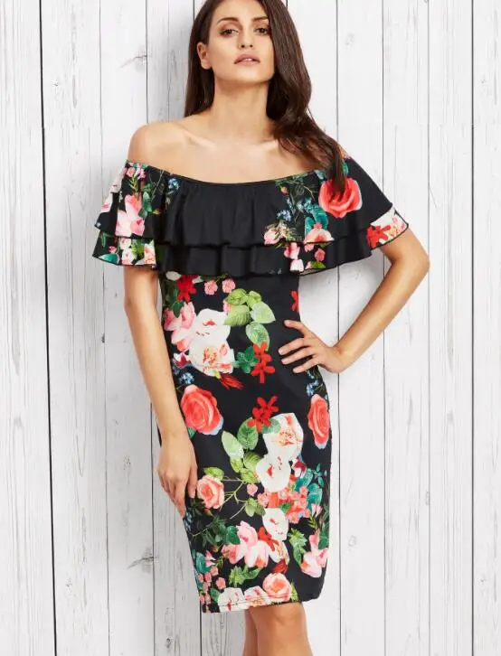 Summer Dress 2022 Women Sexy Short Sleeve Floral Printed Off The Shoulder Ruffle Elegant Party Dresses
Summer Dress 2022 Women Sexy Short Sleeve Floral Printed Off The Shoulder Ruffle Elegant Party Dresses