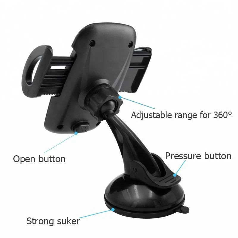 Universal Car Phone Holder Dashboard Windshield Stand 360 Rotating Mount for iPhone Samsung F-Best
Universal Car Phone Holder Dashboard Windshield Stand 360 Rotating Mount for iPhone Samsung F-Best