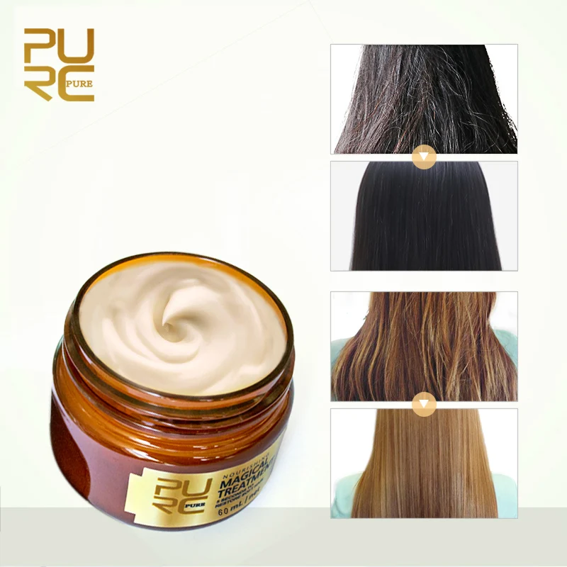 PURC 60ml Magical Hair Mask Nourish Moisturizing Supple Hair Care 5 Seconds To Restore Soft Hair Repairs Damage Scalp Treatment
PURC 60ml Magical Hair Mask Nourish Moisturizing Supple Hair Care 5 Seconds To Restore Soft Hair Repairs Damage Scalp Treatment