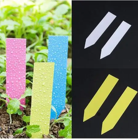 100 шт. пластиковые мини маркеры для горшков|Маркеры растений| |