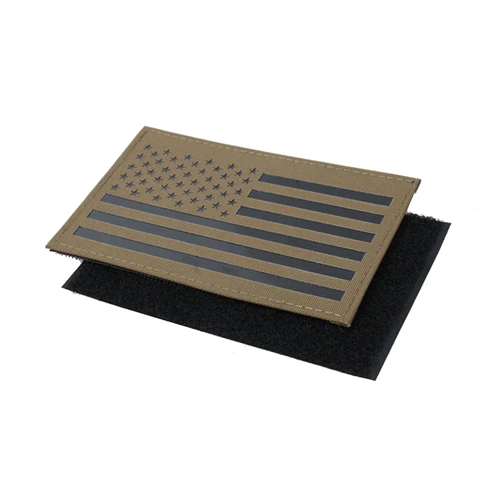 TMC 12.5x8cm US Flag Infrared Patch Coyote Brown Wolf Grey Ranger Green CB WG RG(STG051098)