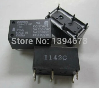 NEW relay G6B-2214P-US-5VDC G6B-2214P-US 5VDC G6B-2214P G6B2214PUS 5VDC DC5V DIP6 5PCS/LOT
NEW relay G6B-2214P-US-5VDC G6B-2214P-US 5VDC G6B-2214P G6B2214PUS 5VDC DC5V DIP6 5PCS/LOT