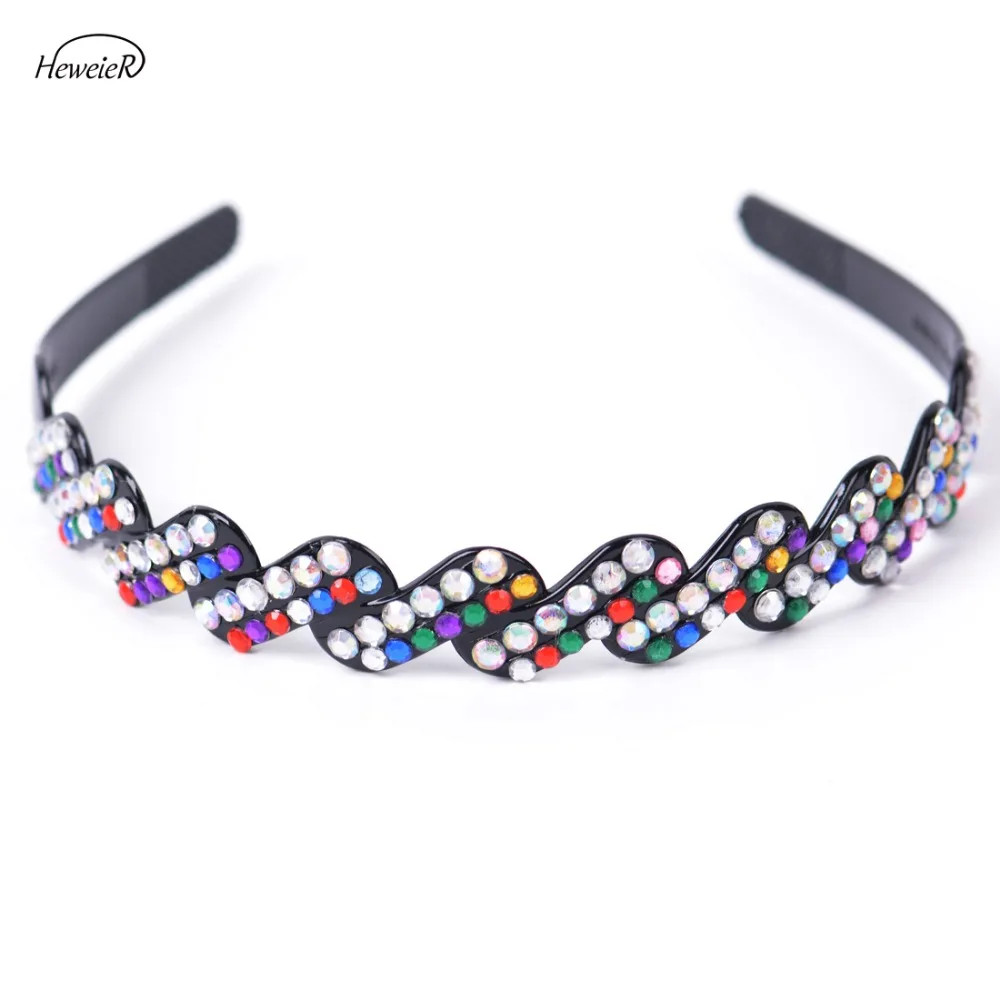 Women Plastic Headband Colorful Crystals Rhinestones Hair Bands Ladies Hair Clips Headwear Hoop Hairpiece Headdress Accessories
Women Plastic Headband Colorful Crystals Rhinestones Hair Bands Ladies Hair Clips Headwear Hoop Hairpiece Headdress Accessories