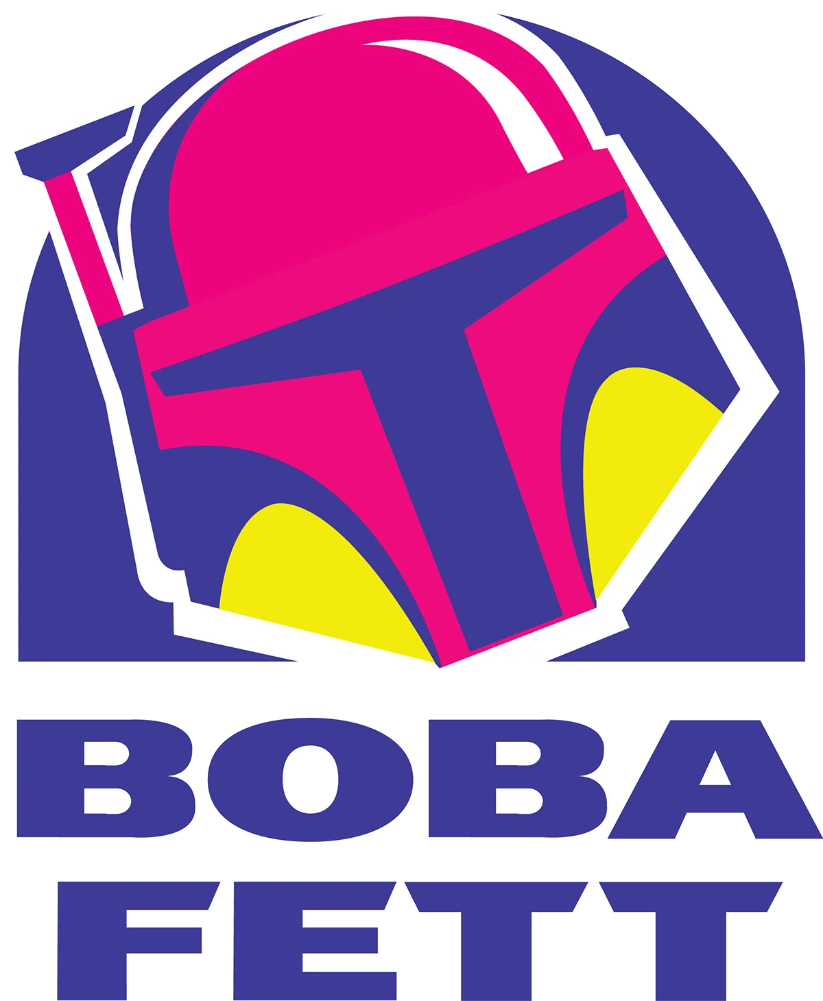 Звездные войны BOBA Фетт & TACO BELL MASHUP CUSTOM OLDSKOOL рубашка * полный дизайн спереди