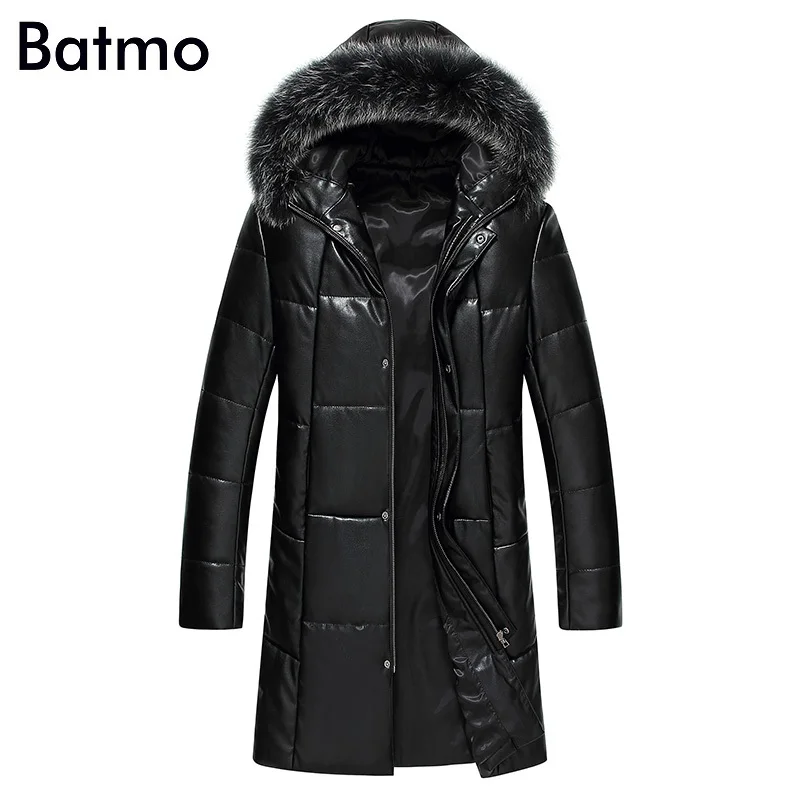 Batmo 2019 new arrival winter high quality PU 95% white duck down Raccoon fur collar hooded long jacket men,warm coat men 1716
Batmo 2019 new arrival winter high quality PU 95% white duck down Raccoon fur collar hooded long jacket men,warm coat men 1716