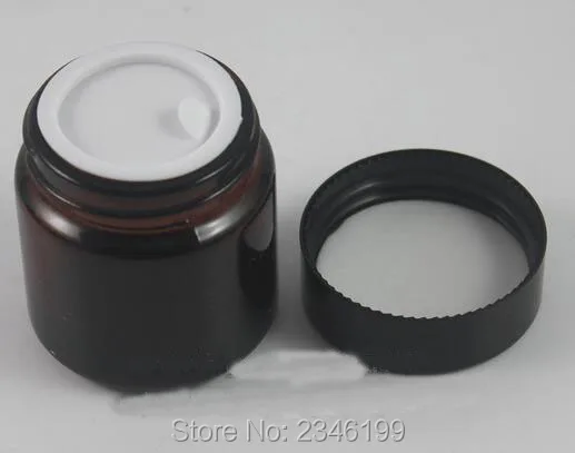 60G 60ML Brown Cream Jar, Cosmetic Hair Care Cream Container, Plastic Cap With White Inner Lid, Glass Cream Bottle,15pcs/lot
60G 60ML Brown Cream Jar, Cosmetic Hair Care Cream Container, Plastic Cap With White Inner Lid, Glass Cream Bottle,15pcs/lot