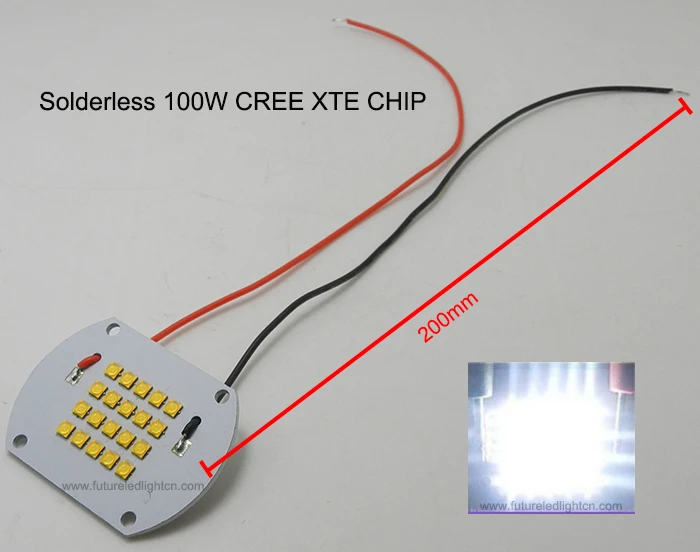 2015 Cree Xlamp 100w CREE XTE индикатор Chip для прожектора hightop Fashion Laser Bay светильник новая