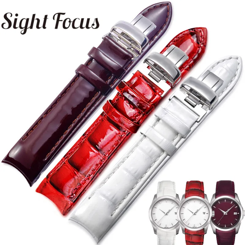 18mm Patent Leather Ladies Watch Strap for Tissot Watch Bands 1853 Woman Bracelets Clock Female Belts for Couturier T035210 207
18mm Patent Leather Ladies Watch Strap for Tissot Watch Bands 1853 Woman Bracelets Clock Female Belts for Couturier T035210 207