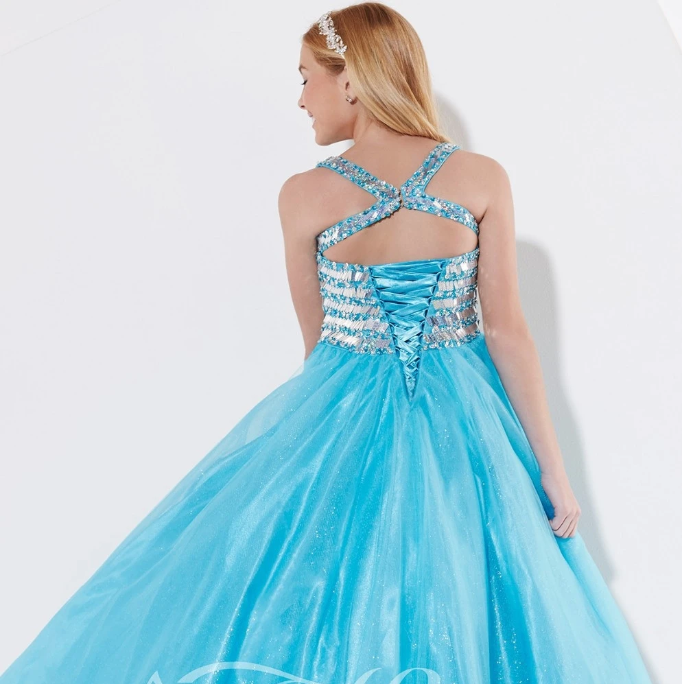 Double Straps Crepe Girls' Formal Occasion Dresses Princess Pageant Dress 2017 Floor-Length Sequins Design Girl's Dresses TF10
Double Straps Crepe Girls' Formal Occasion Dresses Princess Pageant Dress 2017 Floor-Length Sequins Design Girl's Dresses TF10