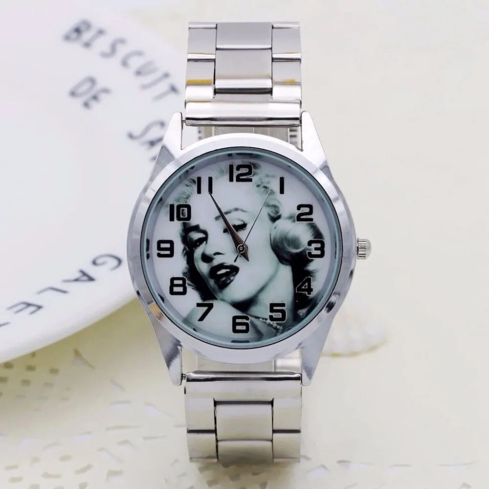NEW Cute Cartoon Pretty Marilyn Monroe style Children's Watches Women's Student Girls boys Quartz Metal steel Wrist Watch
NEW Cute Cartoon Pretty Marilyn Monroe style Children's Watches Women's Student Girls boys Quartz Metal steel Wrist Watch