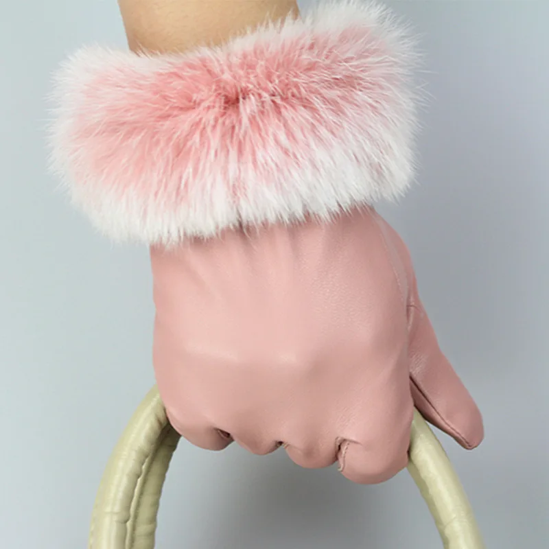 XUANSHOW Touch Screen Leather Gloves Female Rabbit Hair Wrist Mouth Autumn Winter Keep Warm Inside Coral Fleece Thicken Gloves
XUANSHOW Touch Screen Leather Gloves Female Rabbit Hair Wrist Mouth Autumn Winter Keep Warm Inside Coral Fleece Thicken Gloves
