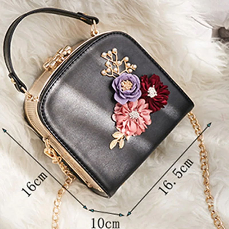 Floral Women Evening Bags Hardcase Ladies Box Frame Cross Body Bags Clutch Shoulder Bags Metal Handbags Chain High Quality Tote
Floral Women Evening Bags Hardcase Ladies Box Frame Cross Body Bags Clutch Shoulder Bags Metal Handbags Chain High Quality Tote