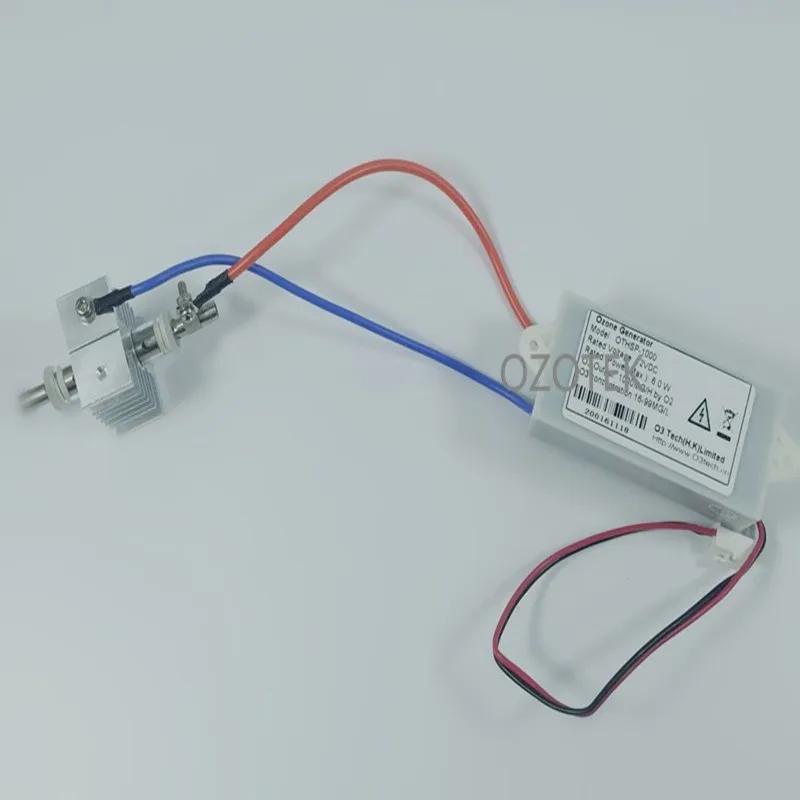 12V Quartz tube ozone generator parts 200mg/H by Ambient air; 1000mg/H by oxygen concentrator
12V Quartz tube ozone generator parts 200mg/H by Ambient air; 1000mg/H by oxygen concentrator