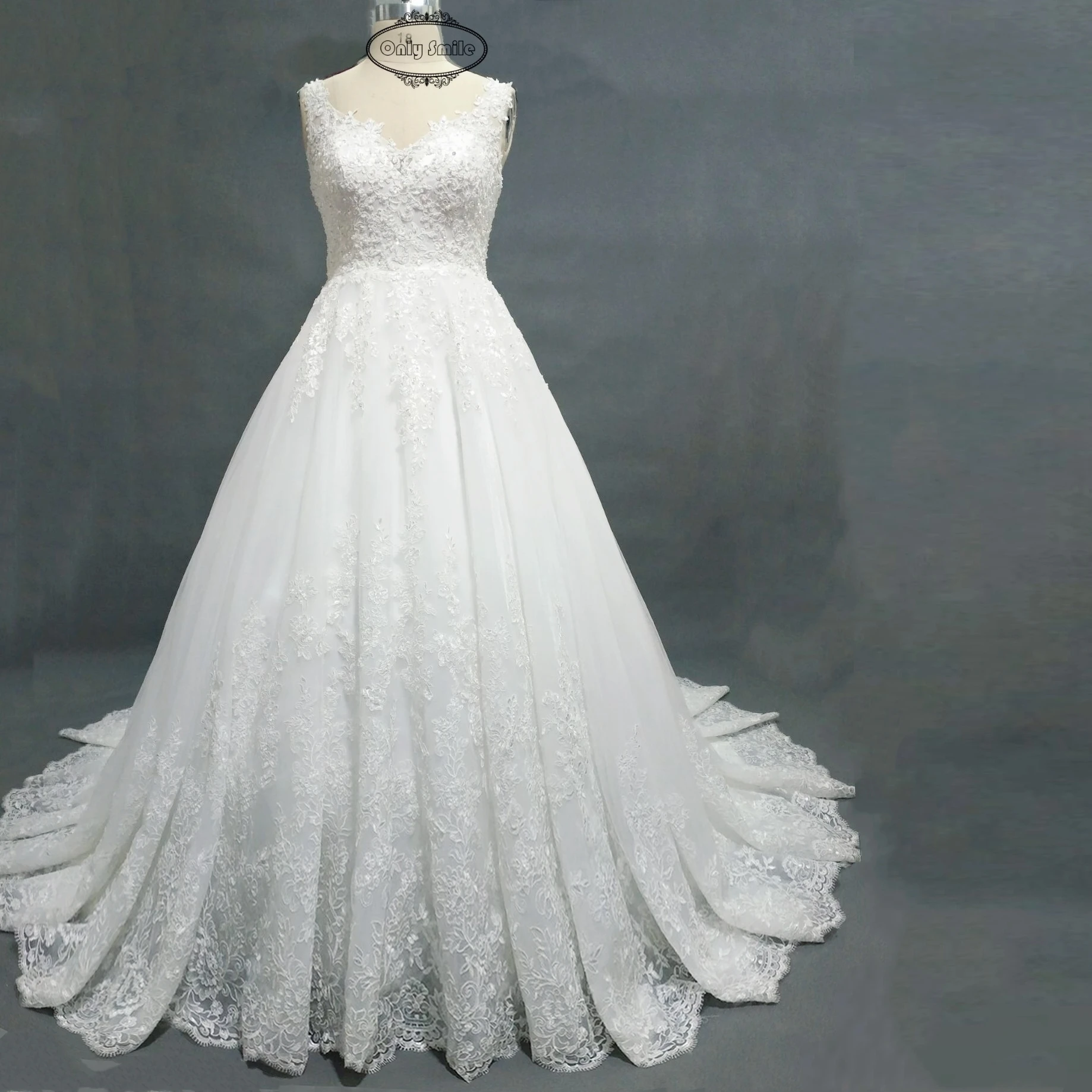 OnlySmile Princess Puffy Wedding Dress Luxury Sexy V neck pearls Beaded Long train Fluffy Skirt Wedding Dresses Turkey 2019
OnlySmile Princess Puffy Wedding Dress Luxury Sexy V neck pearls Beaded Long train Fluffy Skirt Wedding Dresses Turkey 2019
