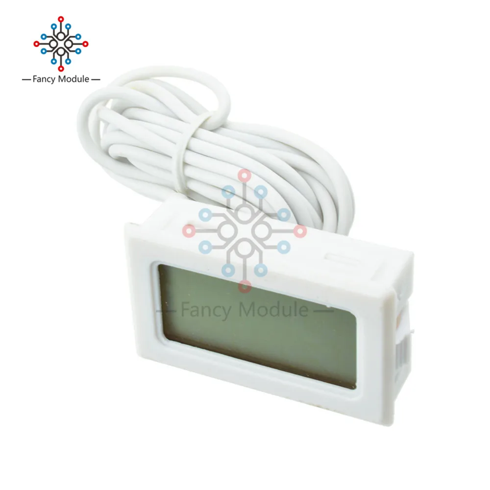 Цифровой термометр с ЖК-дисплеем, датчик температуры, измеритель температуры, термостат, терморегулятор, контроллер, кабель 2 м, зонд, прибли...
Цифровой термометр с ЖК-дисплеем, датчик температуры, измеритель температуры, термостат, терморегулятор, контроллер, кабель 2 м, зонд, прибли...