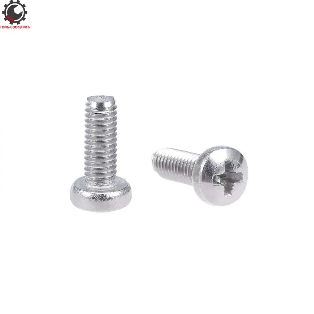 M3 Machine Screws Pan Phillips Cross Head Screw 304 Stainless Steel Fasteners Bolts 30Pcs Pan head philips machine screw
M3 Machine Screws Pan Phillips Cross Head Screw 304 Stainless Steel Fasteners Bolts 30Pcs Pan head philips machine screw