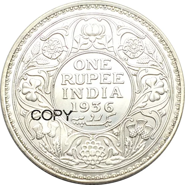 Копии посеребренных монет, Индия, одна рупия, латунь, Георгий V, король, император, можно выбрать разные годы
Копии посеребренных монет, Индия, одна рупия, латунь, Георгий V, король, император, можно выбрать разные годы