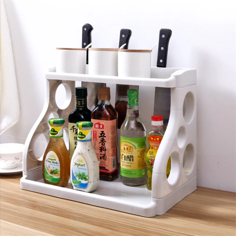 2-Layer Plastic Storage Holders Detachable Multifunction Kitchen Knife Racks Desktop Cosmetics Corner Receiving Decoration Shelf
2-Layer Plastic Storage Holders Detachable Multifunction Kitchen Knife Racks Desktop Cosmetics Corner Receiving Decoration Shelf