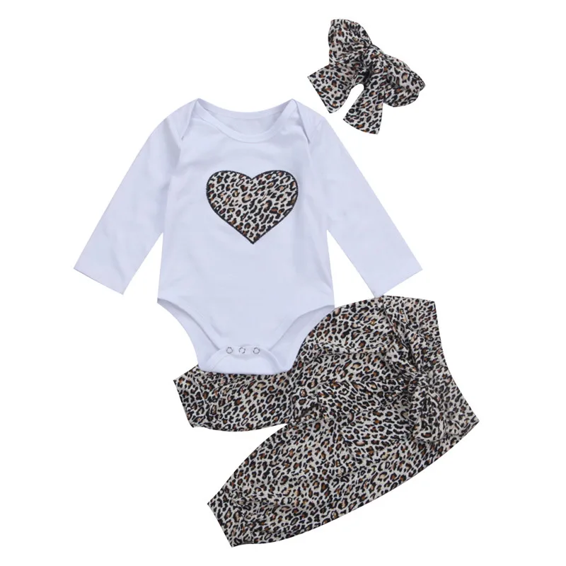 Newborn Infant Baby Girl Outfits Clothes Set Leopard Bodysuit Pants Leggings Headband 3pcs Sets
Newborn Infant Baby Girl Outfits Clothes Set Leopard Bodysuit Pants Leggings Headband 3pcs Sets
