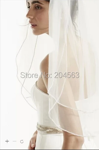 Двухслойная свадебная фата для невесты с бусинами|wedding no veil|wedding veil photoswedding net |