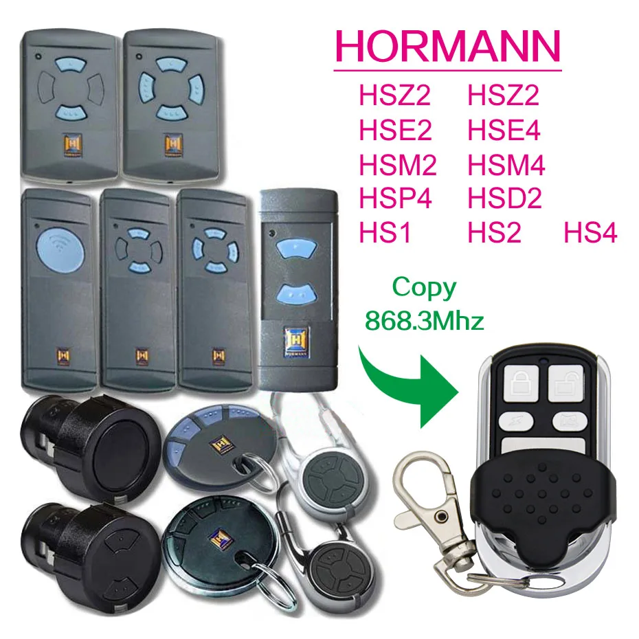 Hormann Remote Control 868MHz Hormann HSM2 HSM4 HS1 HS2 HS4 868mhz Remote Control
Hormann Remote Control 868MHz Hormann HSM2 HSM4 HS1 HS2 HS4 868mhz Remote Control