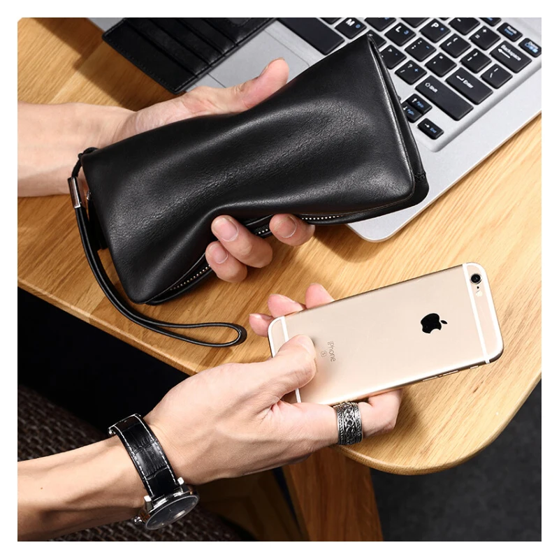 WOONAM Luxury Men or Women Top Grain Genuine Italy Nappa Calf Leather Phone Holder Long Wallet Organizer MB093
WOONAM Luxury Men or Women Top Grain Genuine Italy Nappa Calf Leather Phone Holder Long Wallet Organizer MB093